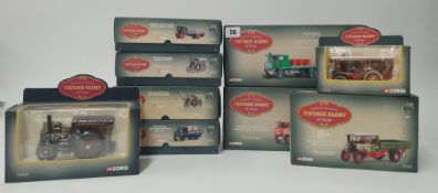 Corgi, Vintage Glory of Steam 'Fowler B6 Road Engine - 'Lafayette War Dept' model, with 8 additional