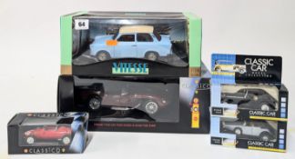 Vitesse, 'Collectible Models- 18002 Trabant 601 1989 Light Blue' automobile, with 4 die-cast '