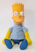 Ace Novelty, a soft bodied Bart Simpson character doll with a large plastic head. First produced