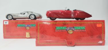 Guiloy, a 'Chrysler Atlantic' model and '68581- Delahaye' automobile model, boxed. (2)