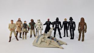 Star Wars, a collection of 10 character figures ranging from 1977-1998, to include Darth Vader and