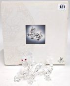 Swarovski Crystal Glass, Annual Edition 1997 'Fabulous Creatures' - 'The Dragon', boxed.