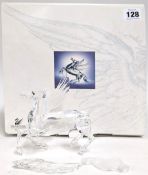 Swarovski Crystal Glass, Annual Edition 1998 'Fabulous Creatures' - 'The Pegasus', boxed, (tail