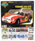 Burago, 'cod. 7011 - Ferrari 250 GTO - Nürburgring', 1/18 scale diecast metal kit, with 1 'cod.