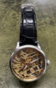 Maurice Lacroix, a gents Masterpiece Squelette wristwatch, with warranty card