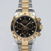 Rolex Daytona, a rare 2020 gents Oyster Perpetual Cosmograph, steel and gold, box and papers, date