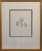 Cecil Beaton (1904-1980), pen and ink sketch, 'Design' or 'La Traviata', with ‘Cecil Beaton from