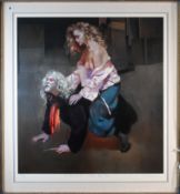 Robert Lenkiewicz (1941-2002), limited edition print 'The Painter with Lisa - Aristotle and