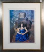 Robert Lenkiewicz (1941-2002), limited edition print 'Anna Seated' 364/475, with pencil
