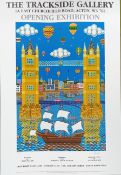 Brian Pollard (1946-) two limited edition exhibition posters, one from 'Opening Exhibition' at the