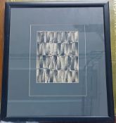 Two abstracts, together with four painted sketches on board. (6)
