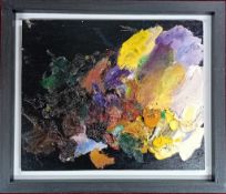 Robert Lenkiewicz (1941-2002), Robert Lenkiewicz Artist Palette, cleaned restored and framed, with