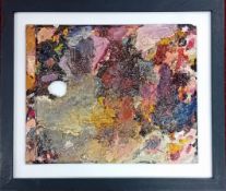 Robert Lenkiewicz (1941-2002), Robert Lenkiewicz Artist Palette, cleaned restored and framed, with