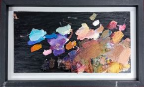 Robert Lenkiewicz (1941-2002), Robert Lenkiewicz Artist Palette, cleaned restored and framed, with