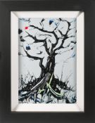 Duncan MacGregor (1961-), hand embellished paper on board, 'Ancient Knowledge I', limited edition