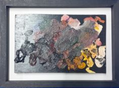 Robert Lenkiewicz (1941-2002), Robert Lenkiewicz Artist Palette, cleaned restored and framed,