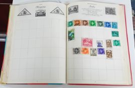 A mid 20th century stamp collection, to include British India stamps, a Chinese stamp, Russian, etc.