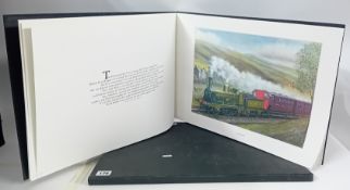 Cuthbert Hamilton Ellis, artist book, 'King Steam: Selected Railway Paintings and Drawings by C.