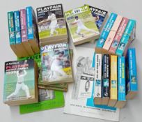 A collection of cricket magazines and annuals, to include 'Playfair', 'Wisdens' etc, approx 31