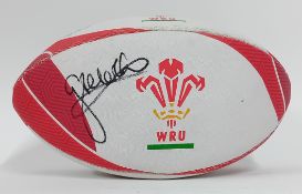 George North (Welsh Rugby Player, 1992-), signed WRU rugby ball. Sold on behalf of the Samaritans of