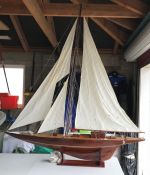 A French Voiliers Scale Model Yacht, maker Azimute Runaclub, length 155cm. Sold on behalf of the