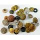 A quantity of military buttons, together with a stethoscope. - Image 1 of 2