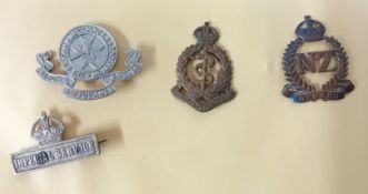 A collection of 19th/20th century cap badges, to include a 21st Empress of India's Lancers, 2nd King