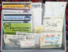 Airmodel, Kit 168 - 1/72 scale, 'Hunting Pembroke' with 12 additional models, to include the makes
