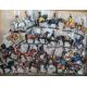 A collection of painted and part-painted figures of Napoleonic guards, soldiers, calvary and - Image 1 of 4