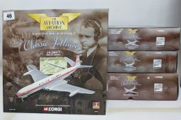 Corgi, 'The Aviation Archive' - 'Classic Jetliners', a 1st issue 48502 - 'D. H. Comet 4 Dan-Air