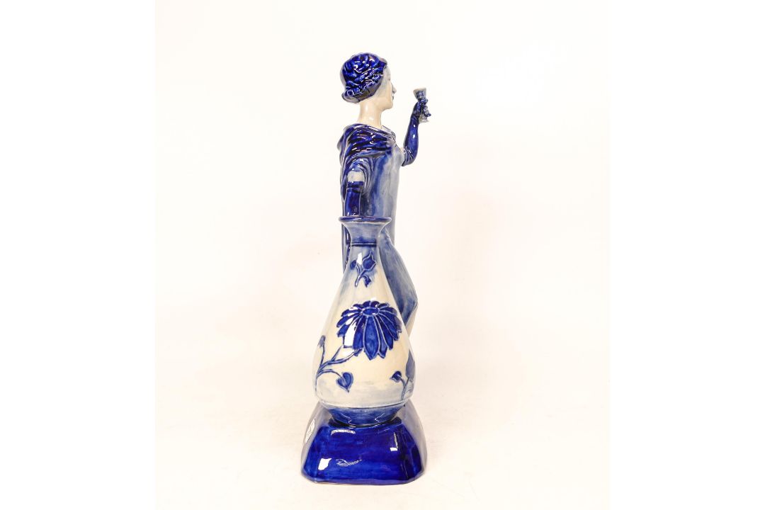 Kevin Francis / Peggy Davies Blue Fusion figure Charlotte Rhead - Image 2 of 6