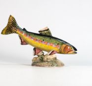 Beswick Golden Trout 1246 - bottom fin restored