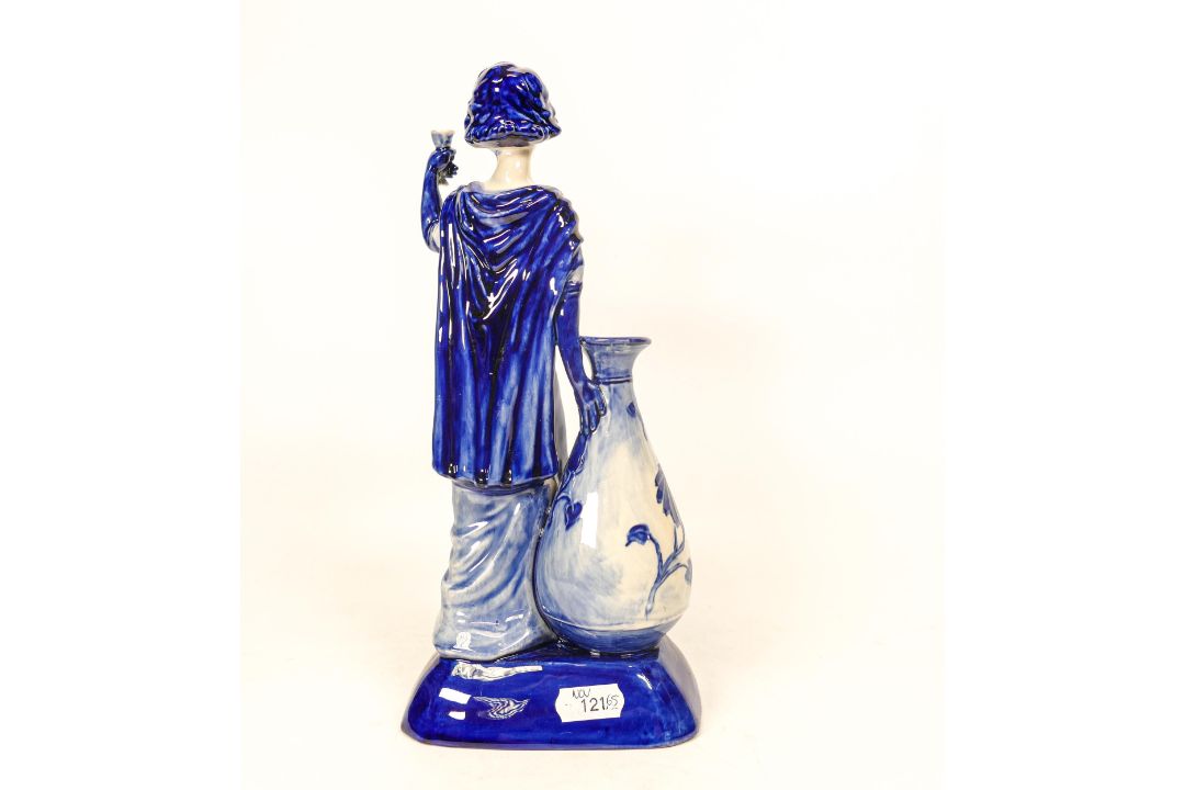 Kevin Francis / Peggy Davies Blue Fusion figure Charlotte Rhead - Image 4 of 6
