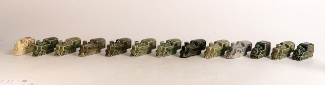 Wade collection of items to include train themed Christmas decorations (two with handwritten marks