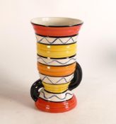 Lorna Bailey Mexicana vase, limited edition 163/250, dated October 1998 (1st Millennium Book page