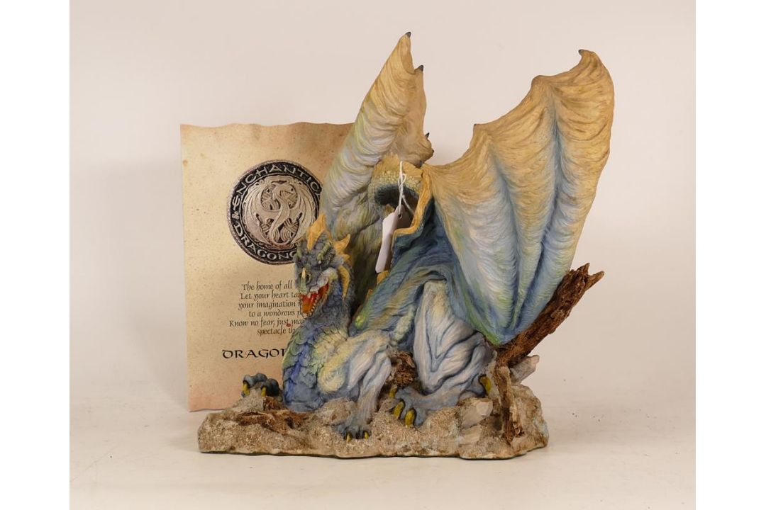Enchantica dragon Kellrass, with cert, height 30cm - Image 1 of 3