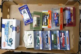 A collection of Dinky, Matchbox & similar boxed Model Toy Vehicles including DYS 10 Merc Omnibus,