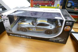 Boxed Rastar radio controlled model of an Mercedes AMG GT3