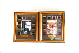 Two limited edition The in Thing James Bond movie film cells for The Spy Who Loved Me and Die
