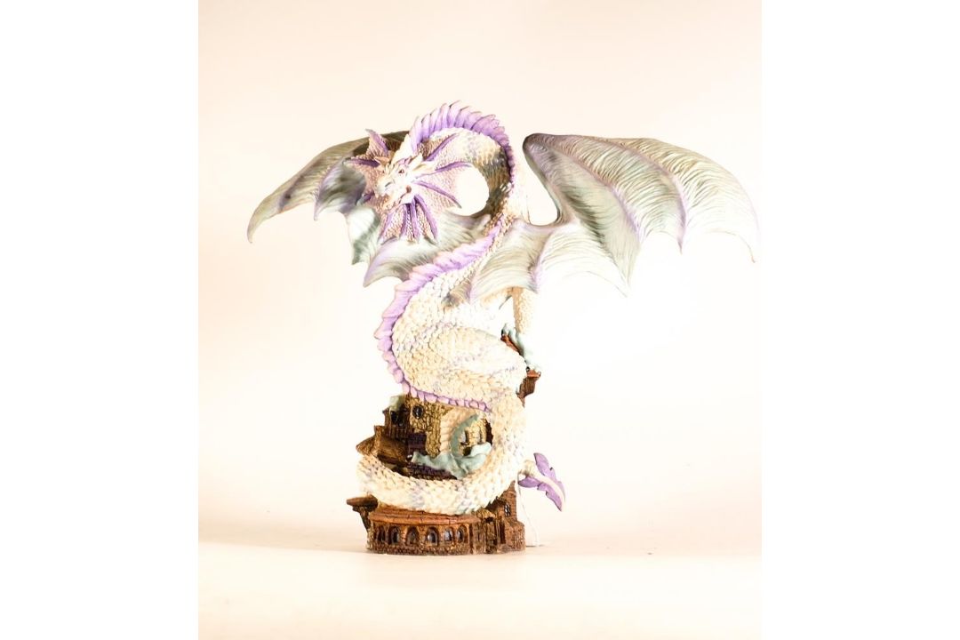 Enchantica Grawlfang- Winter Dragon, EN2361, boxed, height 30cm - Image 2 of 8