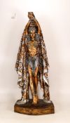 Large Resin Art Deco Fantasy Figure of Antinea, height 59.5cm