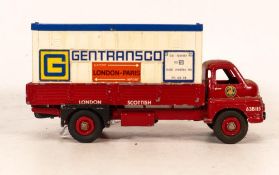 Vintage Red Big Bedford Pickup truck