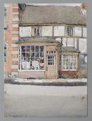 Reginald George HAGGAR (1905–1988),Doris BROWN (1933- 2023) 'The Sweet Shop, Lacock'. Possibly a