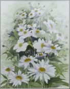 Doris Brown S.W.A (1933-2023) 'Just Flowers' Naturalistic Floral Still Life. Watercolour on Paper,