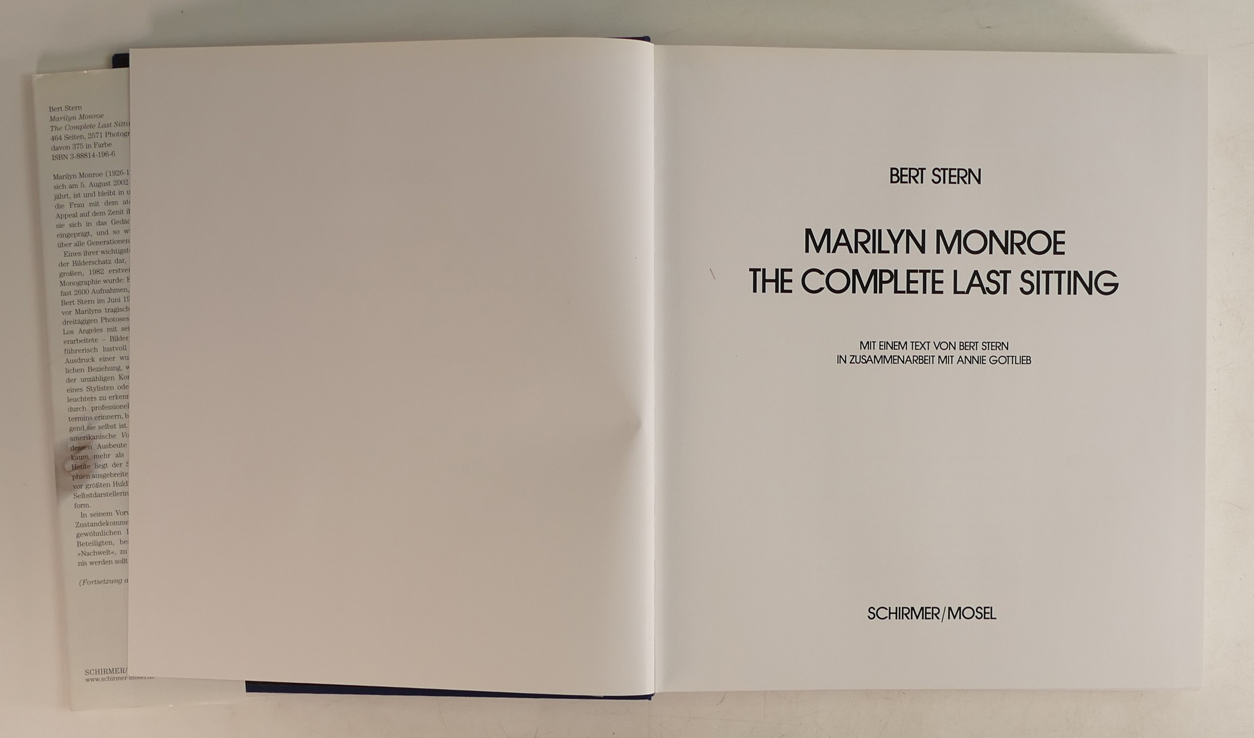 Hardback Marilyn Monroe The Complete Last Sitting book. 2571 photographs taken by Bert Stern - Image 2 of 5