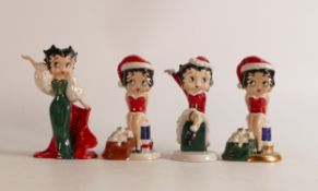Wade Betty Boop limited edition figures to include Season Greetings, Christmas Surprise, Christmas