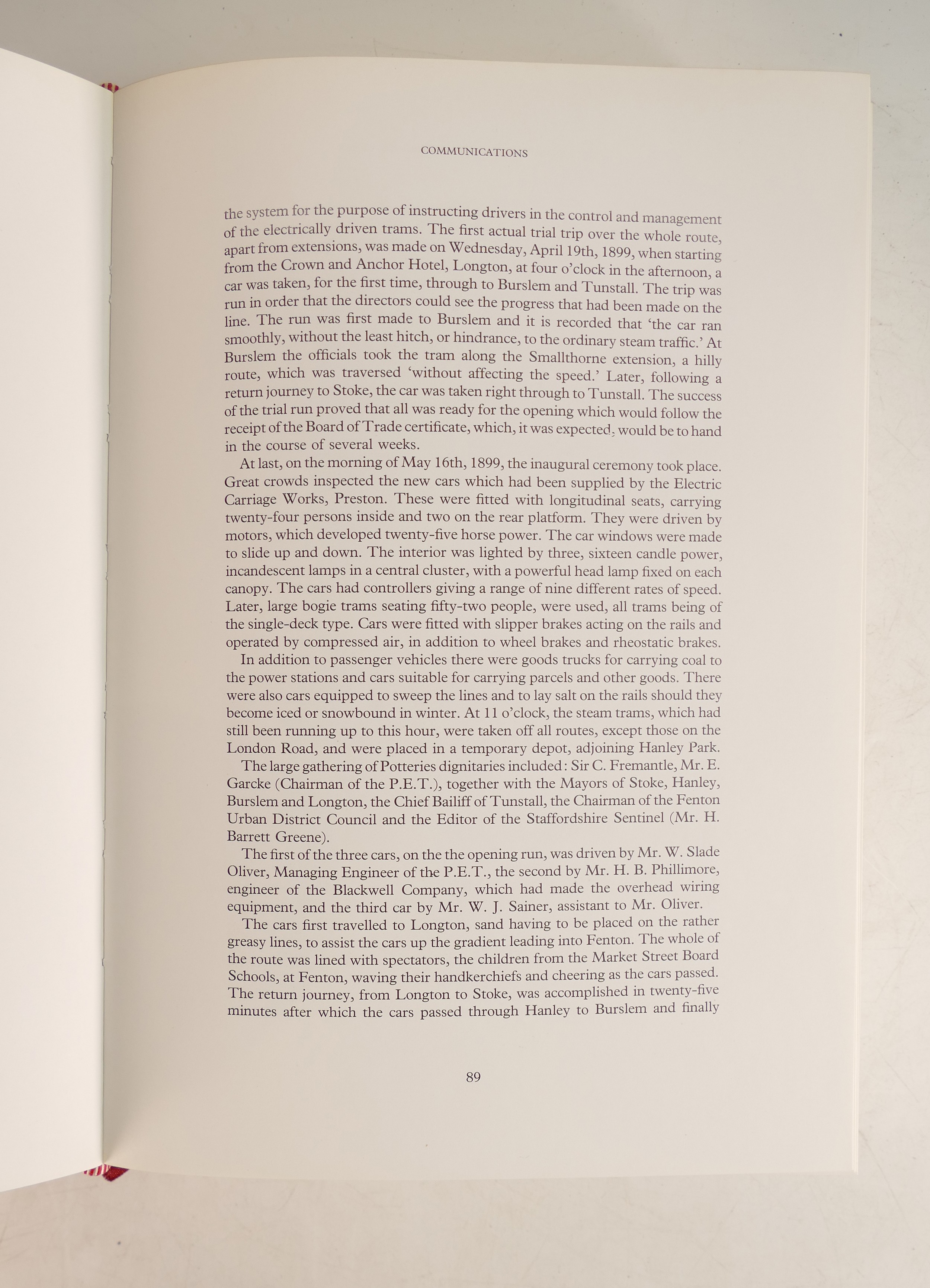 A sociological history of the city of Stoke On Trent by Ernest J D Warrilow, leather bound in - Image 5 of 9
