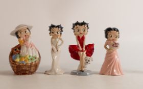 Wade Betty Boop limited edition figures to include Springtime, Rose, Red Cool Breeze and Material
