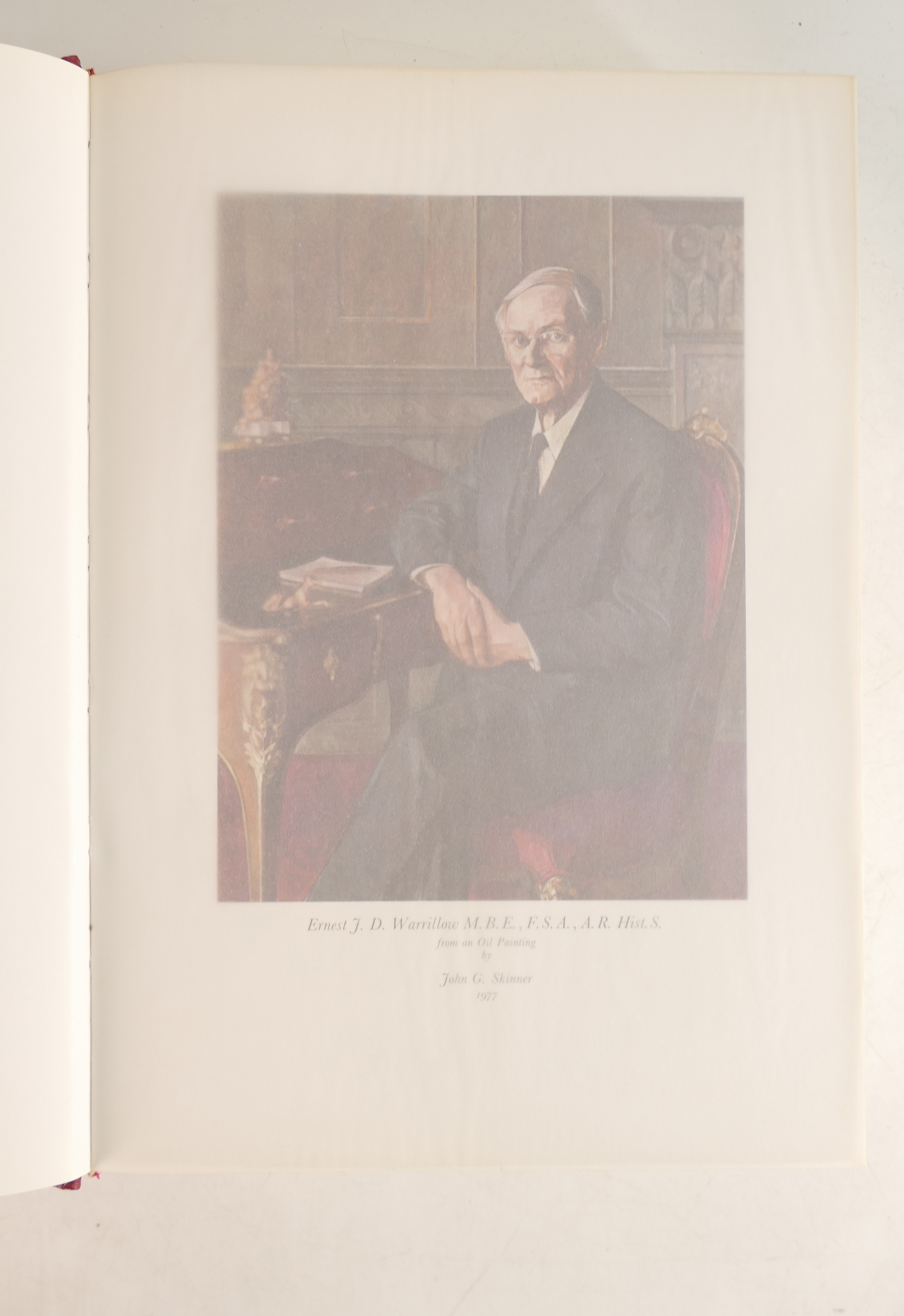 A sociological history of the city of Stoke On Trent by Ernest J D Warrilow, leather bound in - Image 3 of 9