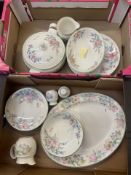 Royal Doulton Expressions Caramel dinner ware to include one lidded tureen, six dinner plates, two